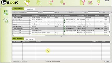 Wibook - Import de fichiers de contacts excel et csv