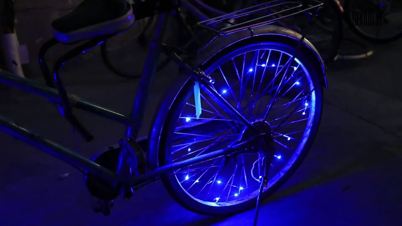 CoolChange Bicycle Spokes LED Light Night - Gearbest.com - YouTube