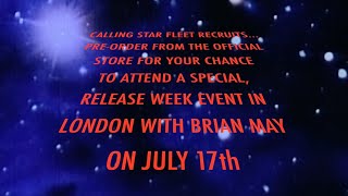 WIN A PAIR OF TICKETS TO BRIAN MAY'S 'STAR FLEET PROJECT' RELEASE PARTY! ✨