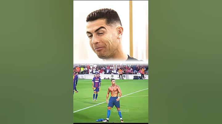 Cristiano Ronaldo Reacts to His Legendary Goal vs Barcelona! 🔥👑      #cristianoronaldo #football