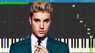 Justin Bieber ft. BloodPop - Friends - Piano Tutorial / Cover