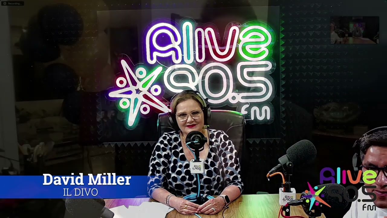 Angelina Rossi from 'Un Tocco D'Italia' Interviews David Miller of IL DIVO  on Alive 90.5 FM