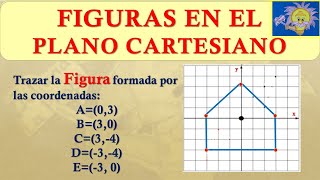 📈 UBICAR y DIBUJAR FIGURAS EN EL PLANO CARTESIANO | Juliana la Profe