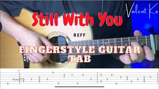 Still With You (Jungkook) - Fingerstyle Guitar Tutorial   Tab | Reff