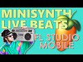 🎹 Live Beat Workflow with MiniSynth & Piano Roll in FL Studio Mobile 🎶