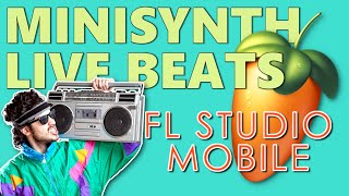 🎹 Live Beat Workflow with MiniSynth & Piano Roll in FL Studio Mobile 🎶