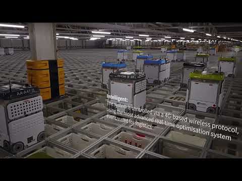 Ocado Robotic System For Kroger