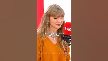 Taylor Swift Reaction When Interviewer Mentioned Travis Kelce😄😄 #taylorswift #traviskelce