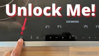 How To Unlock a Siemens Stovetop - Wie kann man einen Siemens Kochplatte Entsperren?