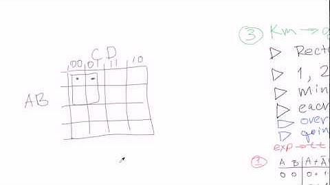 Boolean algebra #18: Karnaugh maps - grouping (continued)