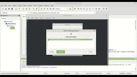 GTK - GtkAboutDialog Part-01