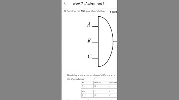 NPTEL | SWAYAM | VLSI DESIGN FLOW RTL TO GDS | WEEK 7 | ASSIGNMENT ANSWERS #vlsidesign #nptel #vlsi