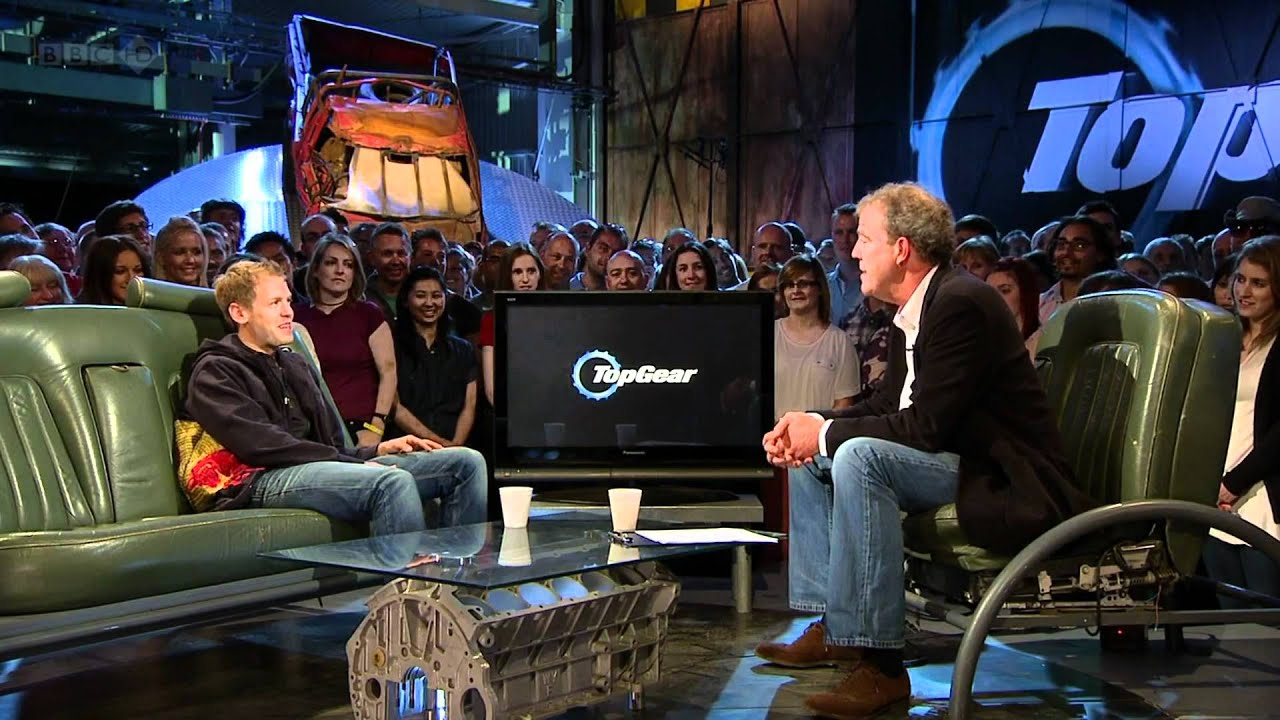 TOP GEAR Sebastian Vettel Interview Lap + Behind the Scenes FULL HD | Sebastian, Top gear, Interview