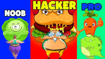 NOOB vs PRO vs HACKER Fat 2 Fit