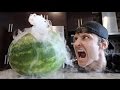 INSANE DRY ICE WATERMELON EXPERIMENT (MASSIVE EXPLOSION)