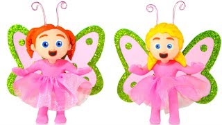 BABY GIRLS ARE LITTLE BUTTERFLIES ❤ Superhero Babies Play Doh Cartoons For Kids
