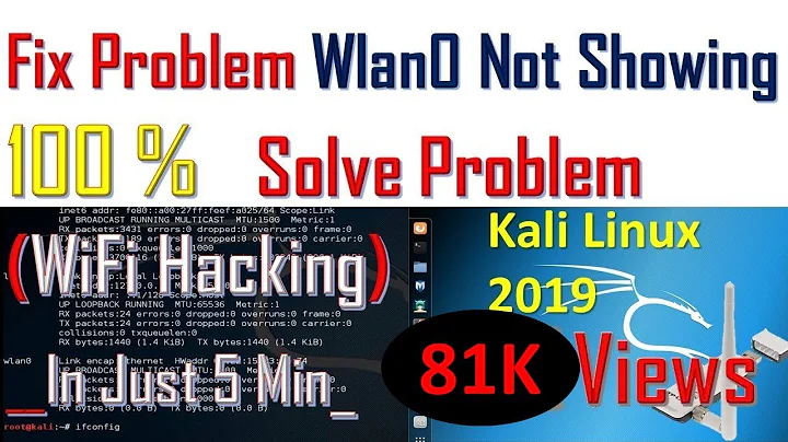 How to Fix Wlan0 Not Showing Problem | Kali Linux WiFi adapter Not Detecting | 2018.3 | CodeSky