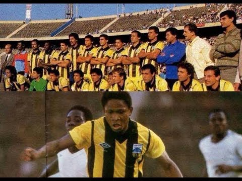 هدف عبد الرزاق أجازا لومي توجو 0 1 المقاولون العرب نهائي كأس كؤوس أفريقيا 1983