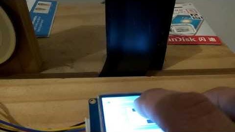 Arduino Mechanical TV #18 - UI working!