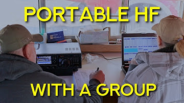 Portable RADIO operating with a group | K7SW ham radio