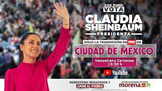 En Vivo Claudia Sheinbaum en Venustiano Carranza, Ciudad de México