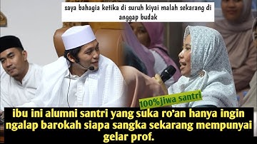GUS IQDAM TERBARU || ALUMNI SANTRI INI DULU WAKTU DI PONDOK SETIAP HARI RO