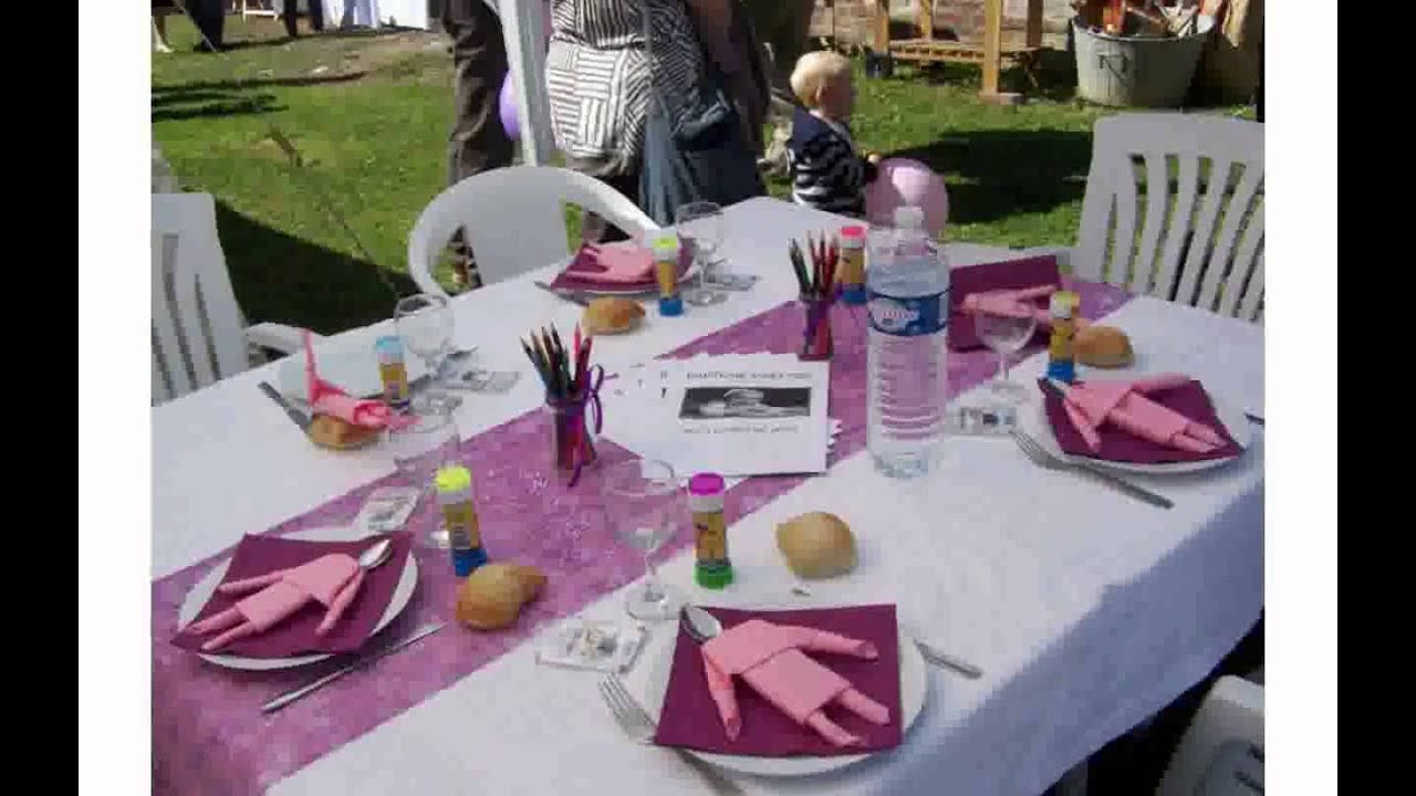 Deco De Table Pour Bapteme