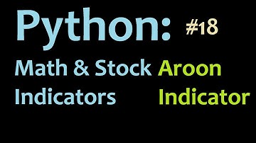 Python: Graphing The Aroon Indicator in Matplotlib - Mathematics and stock indicators 18