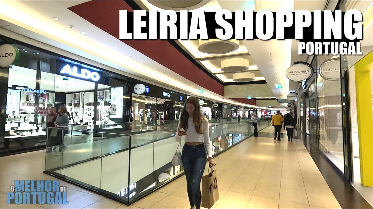Leiria Shopping por dentro Walking in Leiria Shopping Leiria PT O