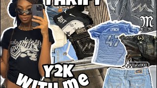THRIFT my Y2k Fall Wardrobe with me | Thrifting in Oklahoma