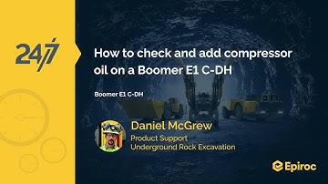 How to check and add compressor oil | Boomer E1 C-DH