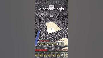 Minecraft logic 🤡 #minecraft #gameplay #gaming #video #shulkergaming #minecraftlogic
