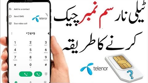 Telenor SIM Number Kaise Check Karein? | Complete Urdu Guide 2025 ✅