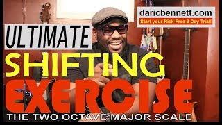 Ultimate Shifting Exercise 2 Octave Major Scale Bass Guitar Tips Daric Bennetts Bass Lessons
