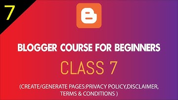 Learn Blogging in 2020/Blogging course for beginners|Class 7|Hindi