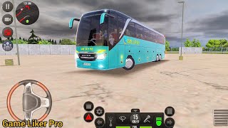 Bus Simulator Ultimate | #63 | Bus Driving CANADA To USA Station Gameplay Game Liker Pro On YouTube screenshot 5