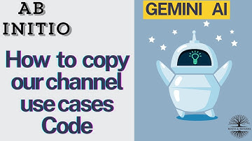 How to copy Abinitio Use cases code from the video discussed?