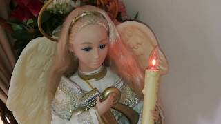 Angel Christmas Animated Illuminated Holiday Creation Vintage