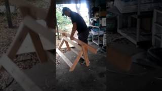 Folding Sawhorse