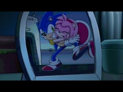 Соник Дарит Розу Эми | Эми Радуется Возвращению Соника | Сонэми (Sonamy) в аниме Sonic X (Соник Икс)