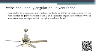 ANGULAR AND TANGENTIAL VELOCITY SOLVED EXERCISES NO. 4: linear and angular velocity exercises