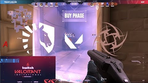 Valorant BLAST Twitch Invitational| Team Liquid vs Ninjas in Pyjamas | Game 1| Lower Bracket Round 1