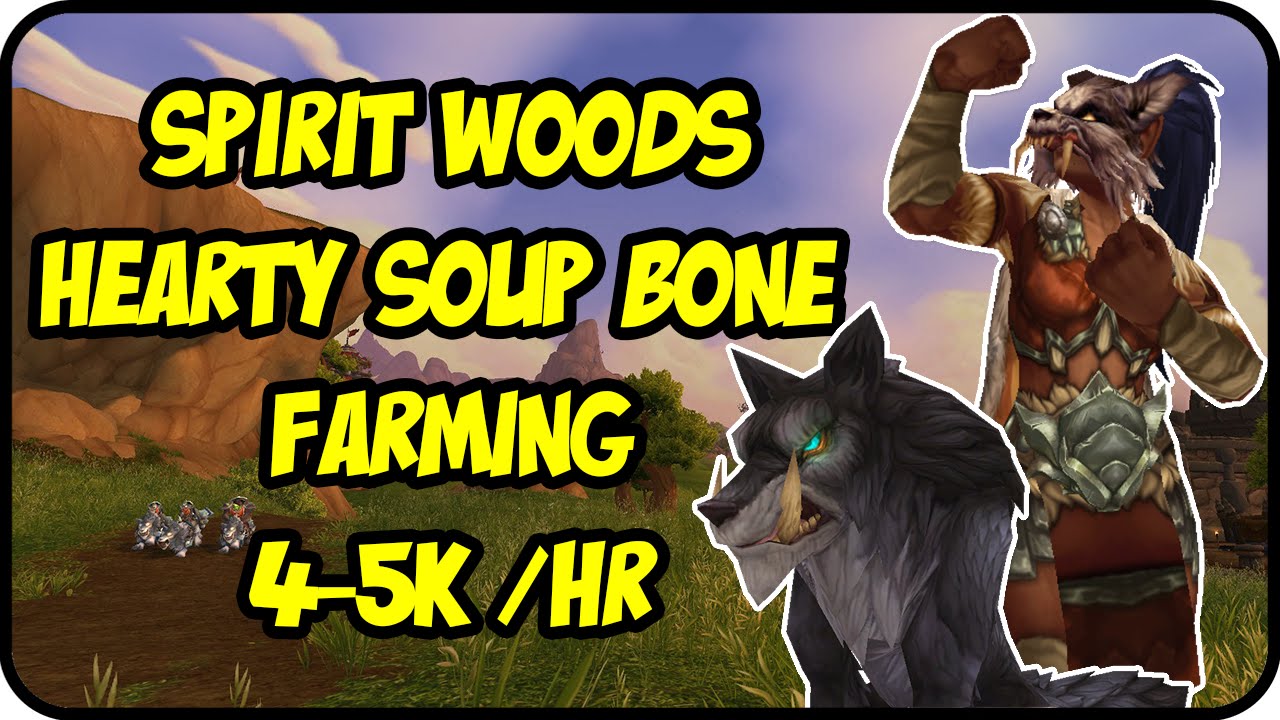 WoW Gold Farming Patch 6.2.4 Hearty Soup Bone Gold Making Trading