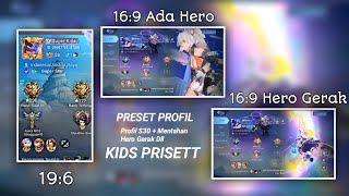 NEW PRESET !! PROFIL S30 + HERO GERAK BISA ATUR SENDIRI || @SuperKids77777