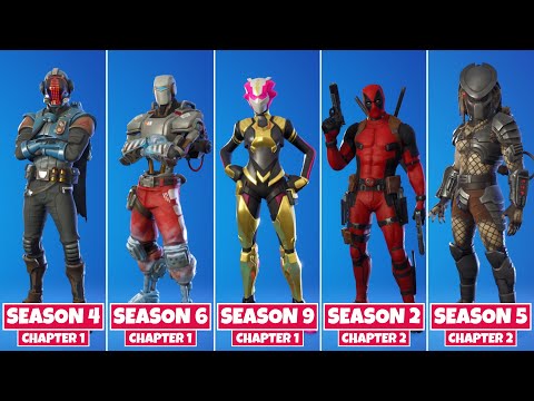 Evolution of Fortnite Mystery Skins! (Chapter 1 Season 1 - Chapter 2 Season 5)