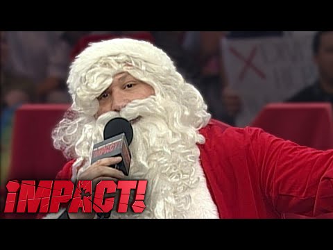 Kurt Angle ATTACKS Santa Claus! | IMPACT Holiday Show