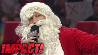 Kurt Angle ATTACKS Santa Claus | IMPACT Holiday Show