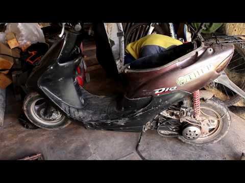 Ремонт двигателя Honda dio 34. Часть 1.