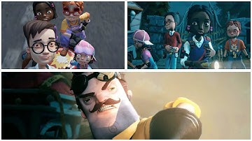 HELLO NEIGHBOR Hello Engineer: Scrap Machines Constructor ACT 1 Gameplay Walkthrough