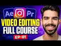 Basics of  hook editing  ep 1   content creation course with notes